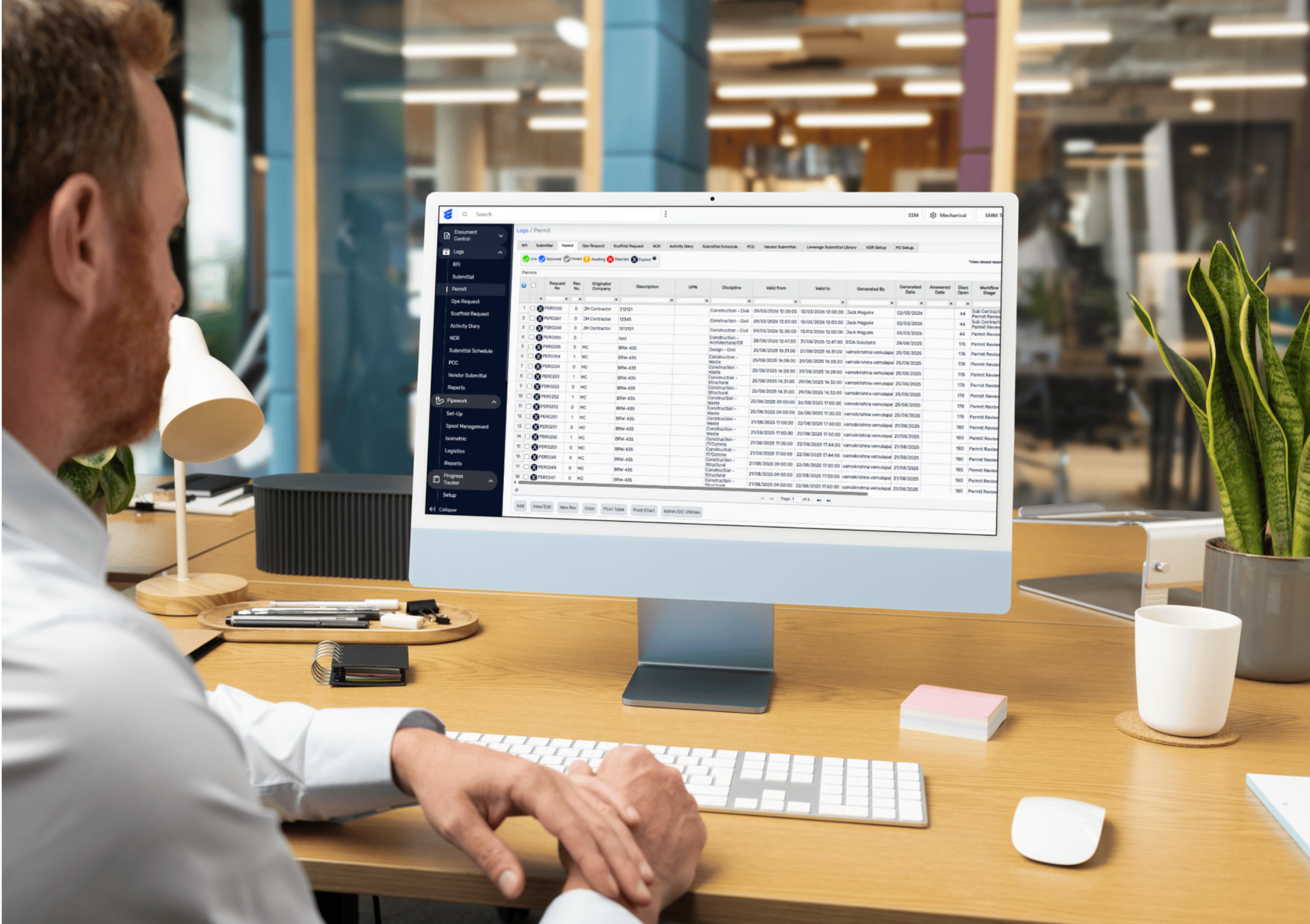 EIDA on a desktop screen
